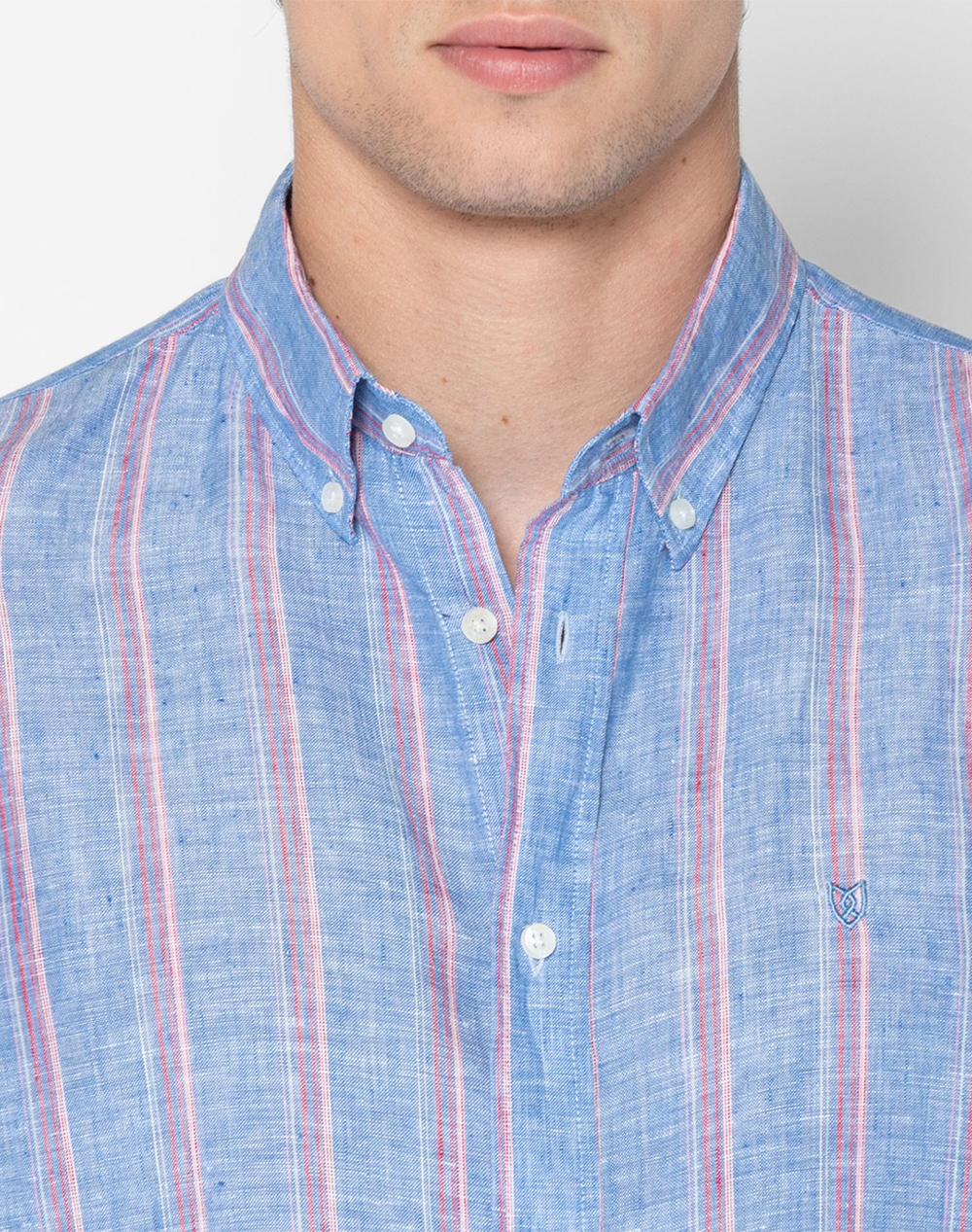 THE BOSTONIANS РИЗА ACORN ΛΙΝΟ REGULAR FIT Button-down Regular Fit