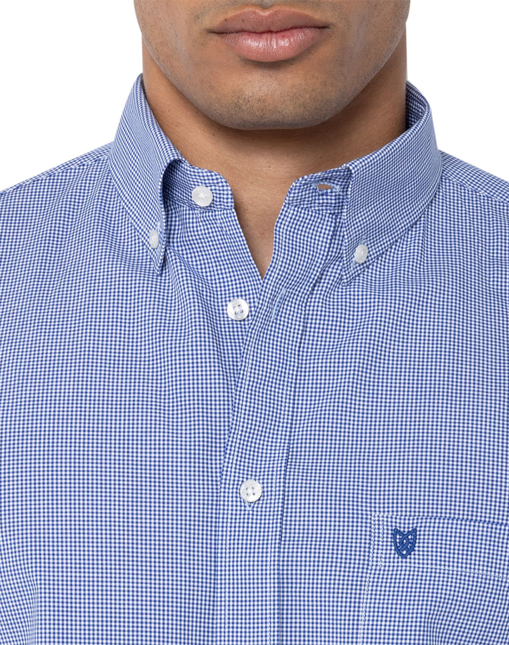 THE BOSTONIANS SHIRT CHESTER REGULAR FIT MiniCheck POPLIN Button-down Regular Fit