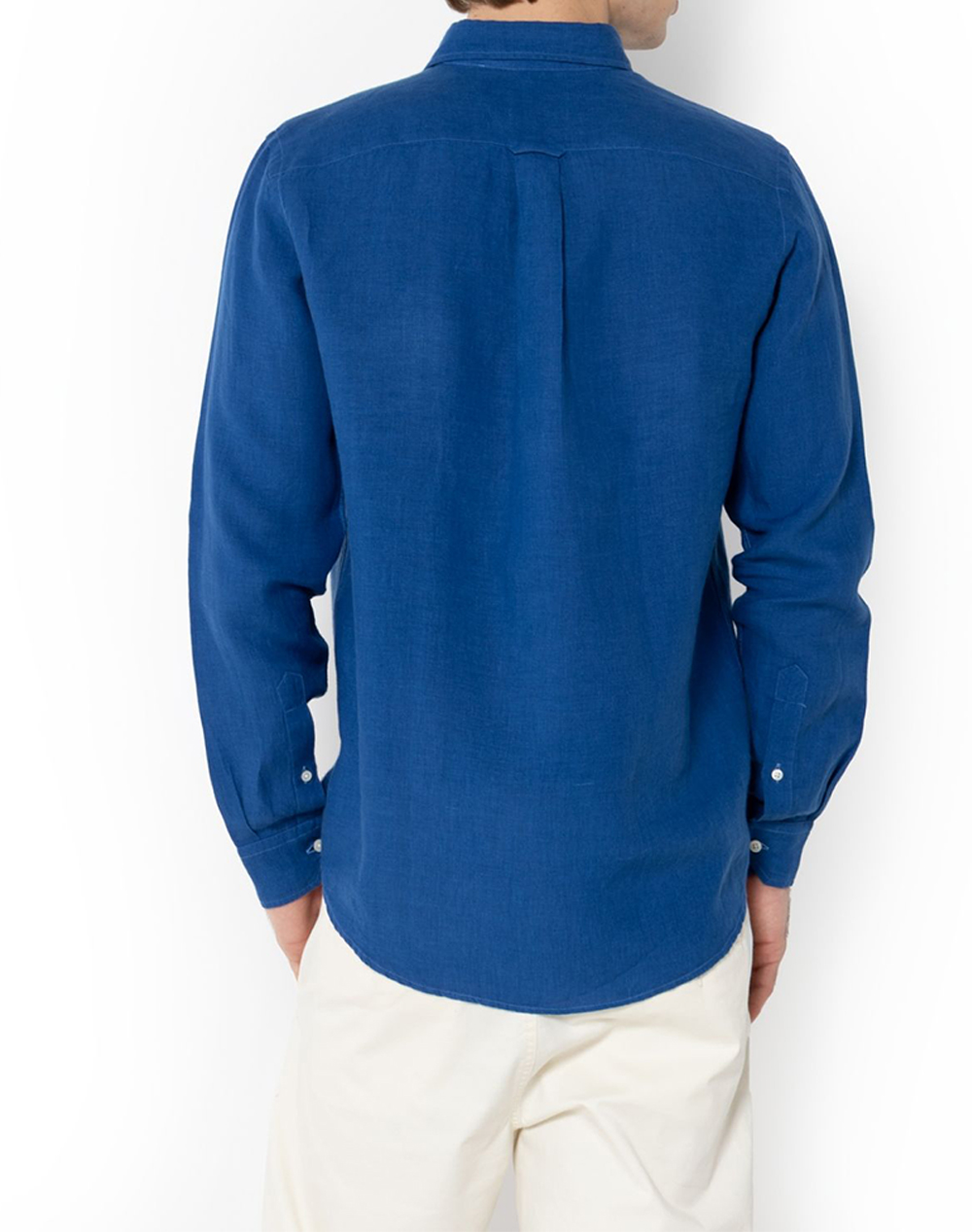 THE BOSTONIANS РИЗА REGULAR FIT Plain LINEN Button-down Regular Fit