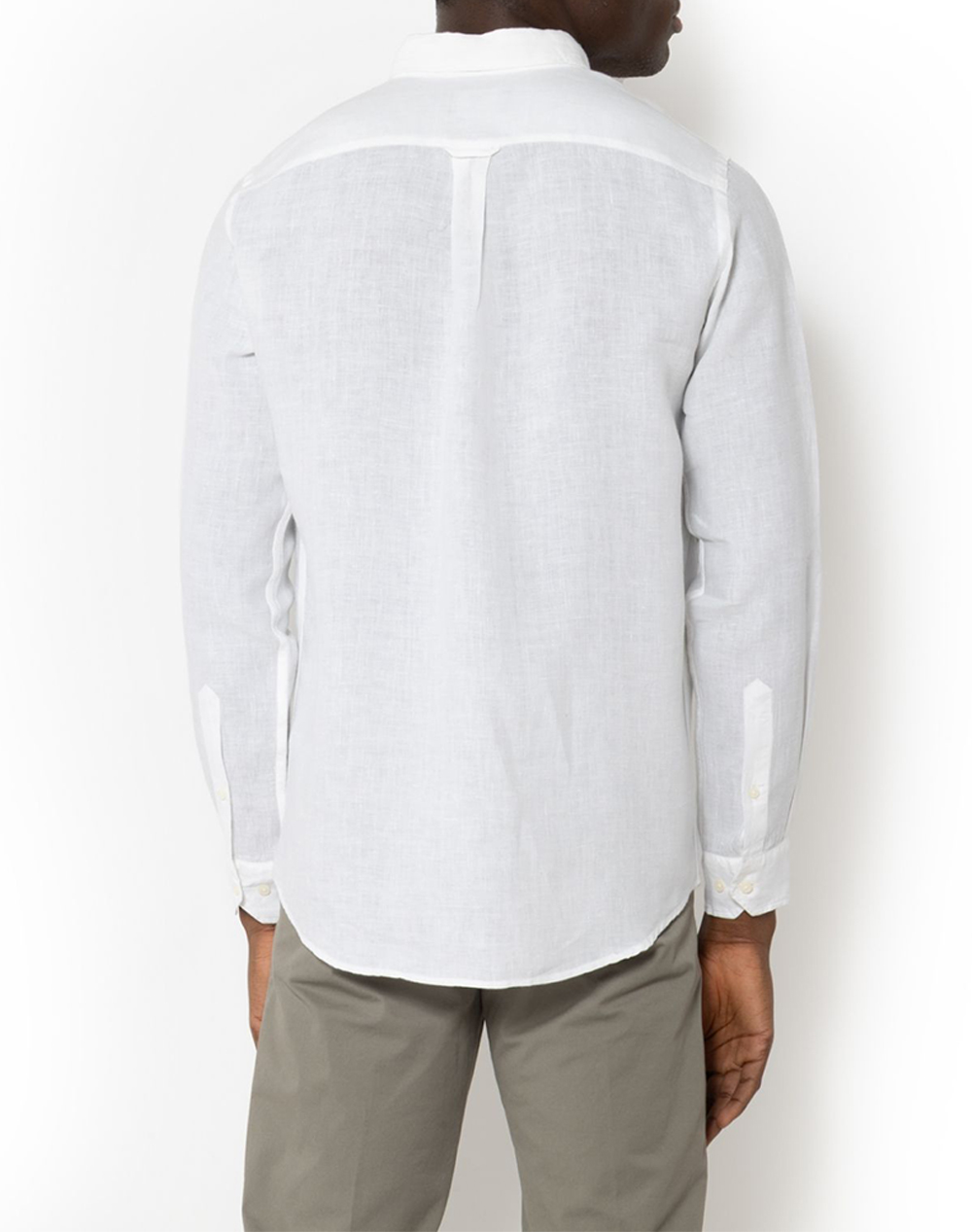 THE BOSTONIANS РИЗА REGULAR FIT Plain LINEN Button-down Regular Fit