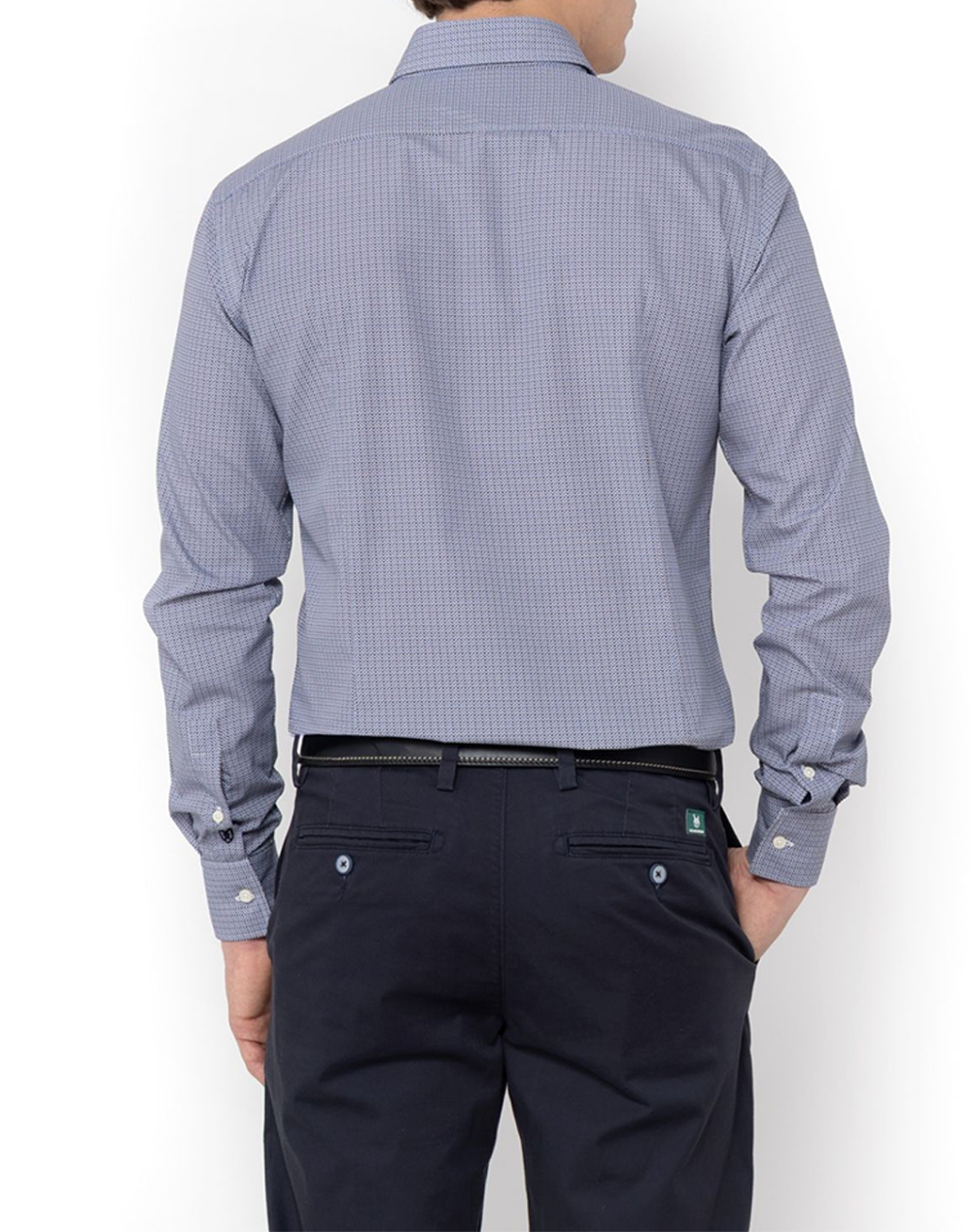 THE BOSTONIANS РИЗА CHARLES POPLIN SLIM FIT Classic Slim Fit