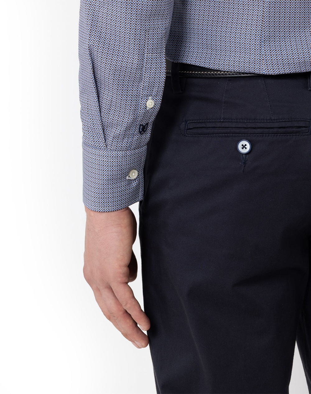 THE BOSTONIANS РИЗА CHARLES POPLIN SLIM FIT Classic Slim Fit