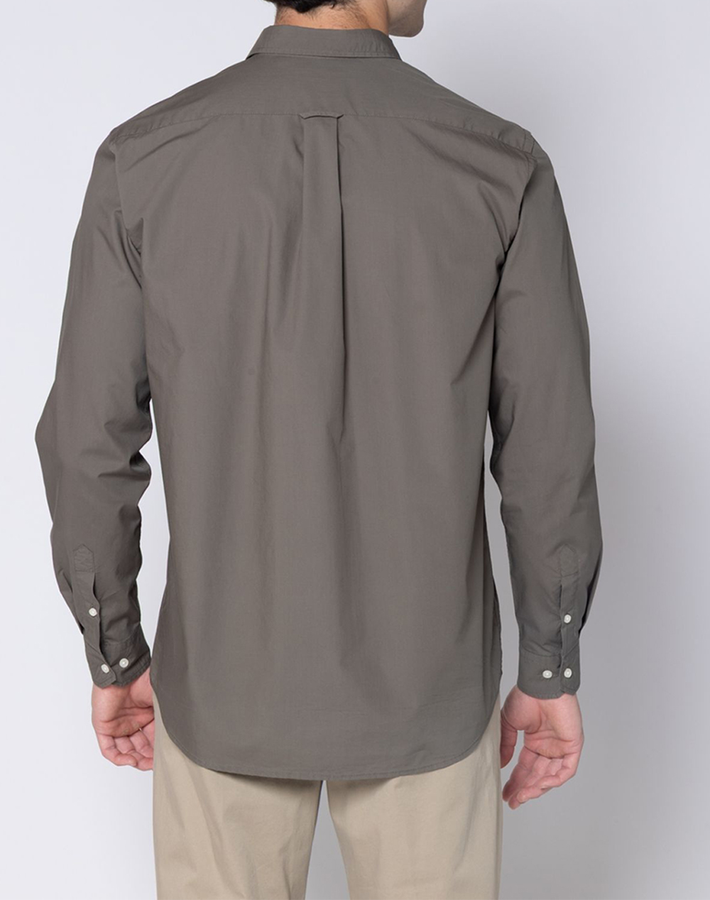 THE BOSTONIANS РИЗА POPLIN REGULAR FIT Plain POPLIN Button-down Regular Fit