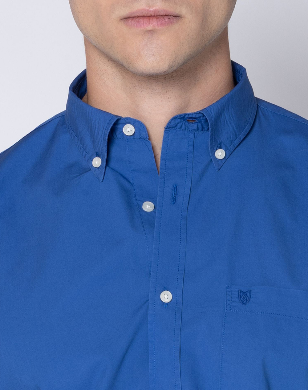THE BOSTONIANS РИЗА POPLIN REGULAR FIT Plain POPLIN Button-down Regular Fit