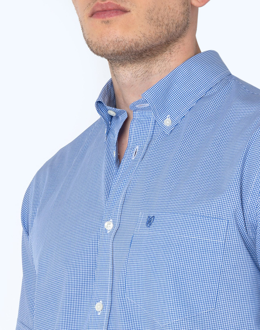 THE BOSTONIANS РИЗА CHESTER ΠΟΠΛΙΝΑ REGULAR FIT MiniCheck POPLIN Button-down Regular Fit