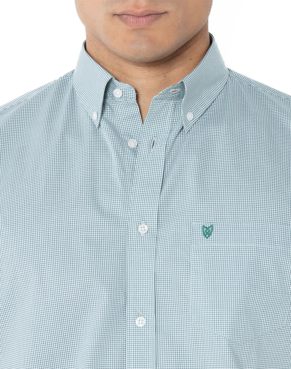 THE BOSTONIANS РИЗА CHESTER ΠΟΠΛΙΝΑ REGULAR FIT MiniCheck POPLIN Button-down Regular Fit