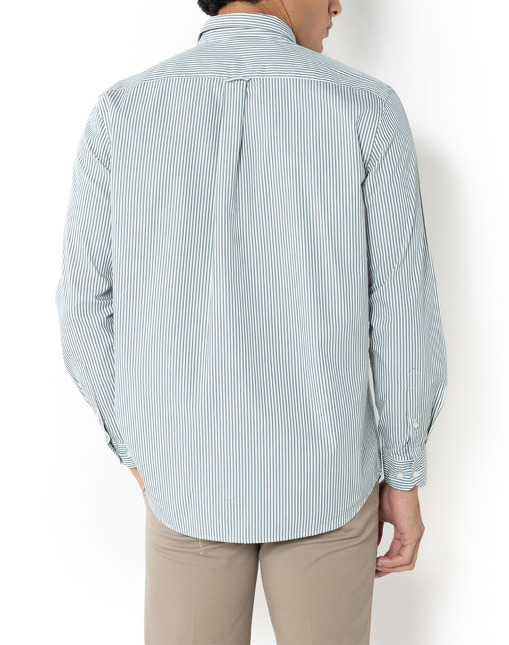 THE BOSTONIANS РИЗА ACORN POPLIN REGULAR FIT Stripe POPLIN Button-down Regular Fit