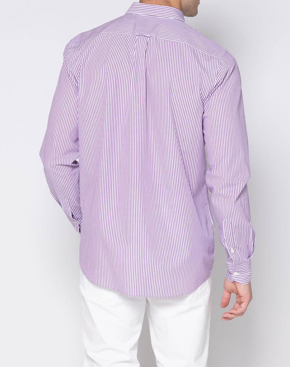 THE BOSTONIANS РИЗА ACORN POPLIN REGULAR FIT Stripe POPLIN Button-down Regular Fit