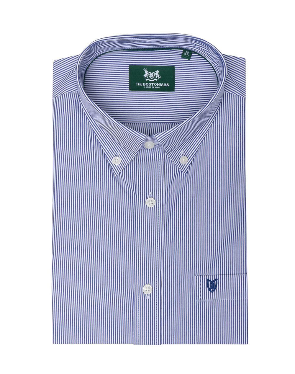 THE BOSTONIANS РИЗА ACORN REGULAR FIT Stripe POPLIN Button-down Regular Fit