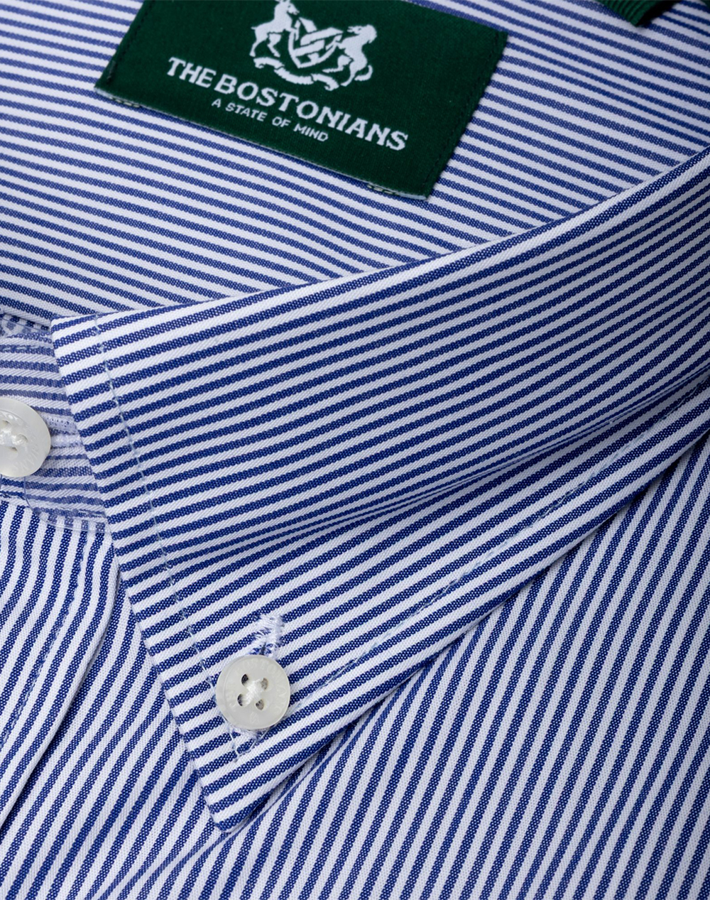 THE BOSTONIANS РИЗА ACORN REGULAR FIT Stripe POPLIN Button-down Regular Fit