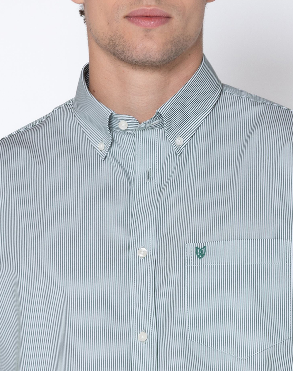 THE BOSTONIANS РИЗА ACORN REGULAR FIT Stripe POPLIN Button-down Regular Fit