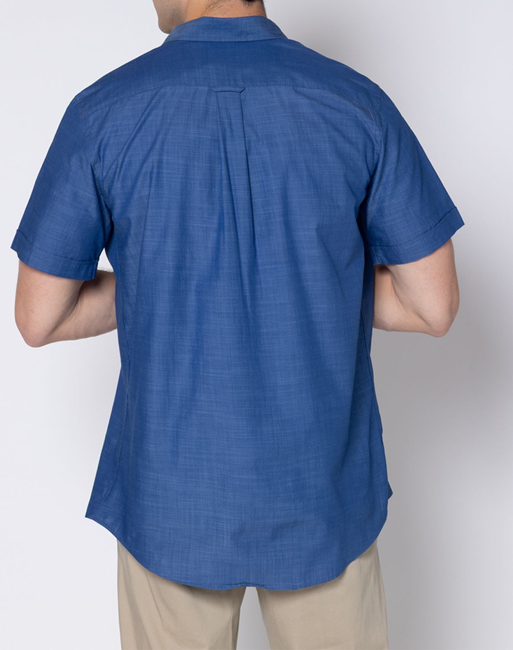 THE BOSTONIANS РИЗА REGULAR FIT Plain SLUB Button-down Regular Fit