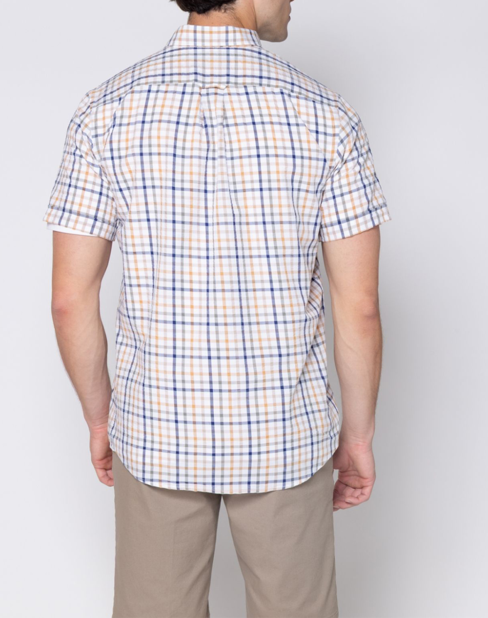 THE BOSTONIANS РИЗА MAVERICK SEERSUCKER REGULAR Button-down Regular Fit