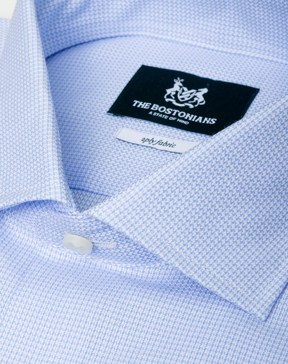 THE BOSTONIANS РИЗА DOBBY CUSTOM FIT Semi-Rex Custom Fit