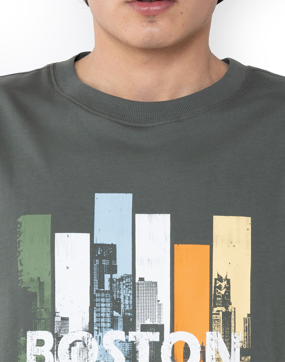 THE BOSTONIANS БЛУЗА BOSTON PRINT REGULAR FIT