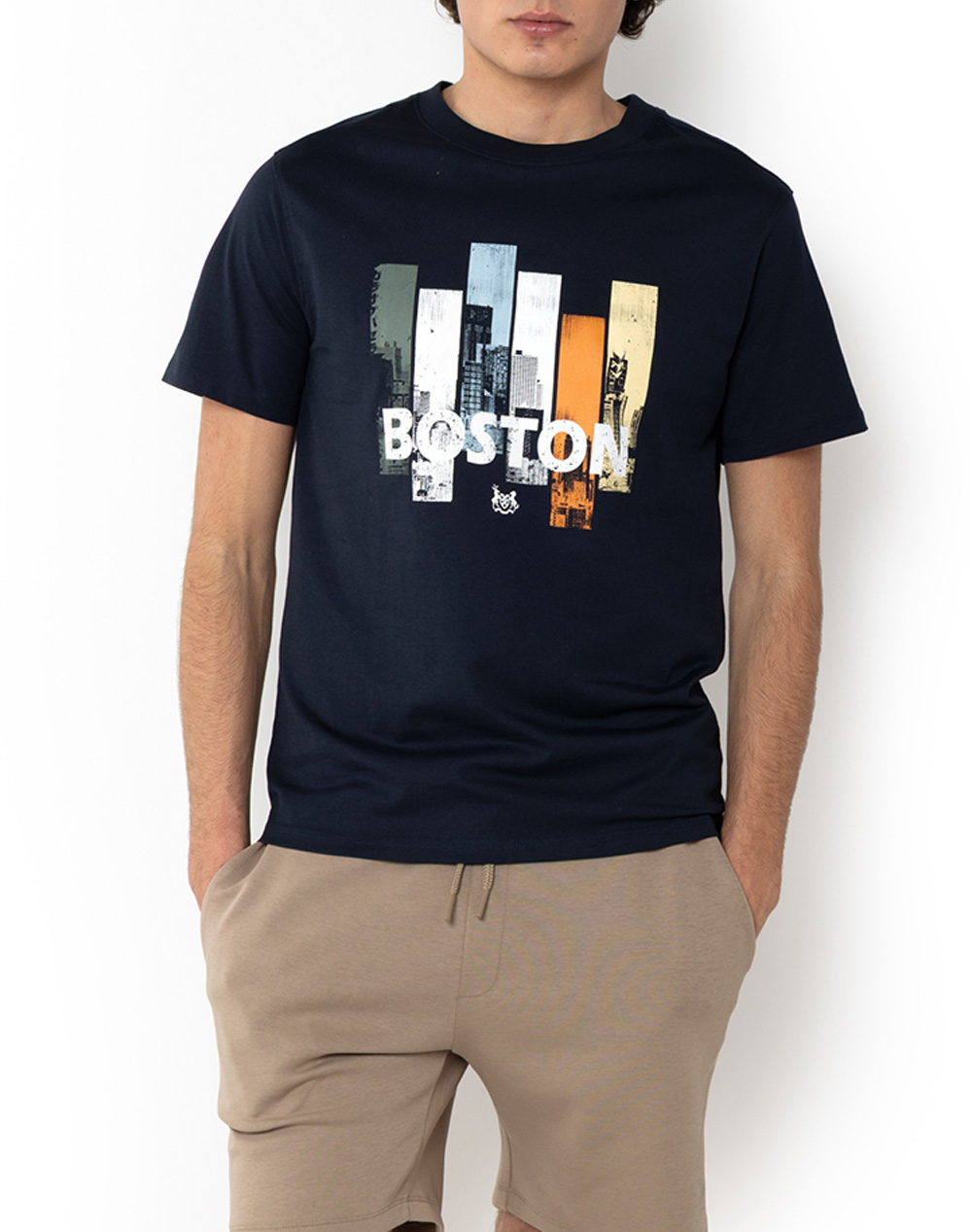 THE BOSTONIANS БЛУЗА BOSTON PRINT REGULAR FIT