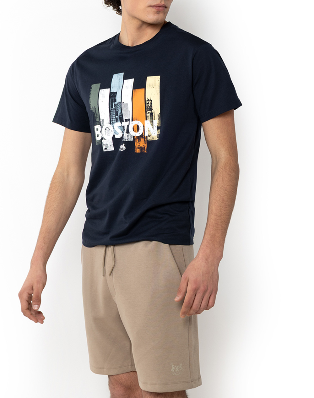 THE BOSTONIANS БЛУЗА BOSTON PRINT REGULAR FIT