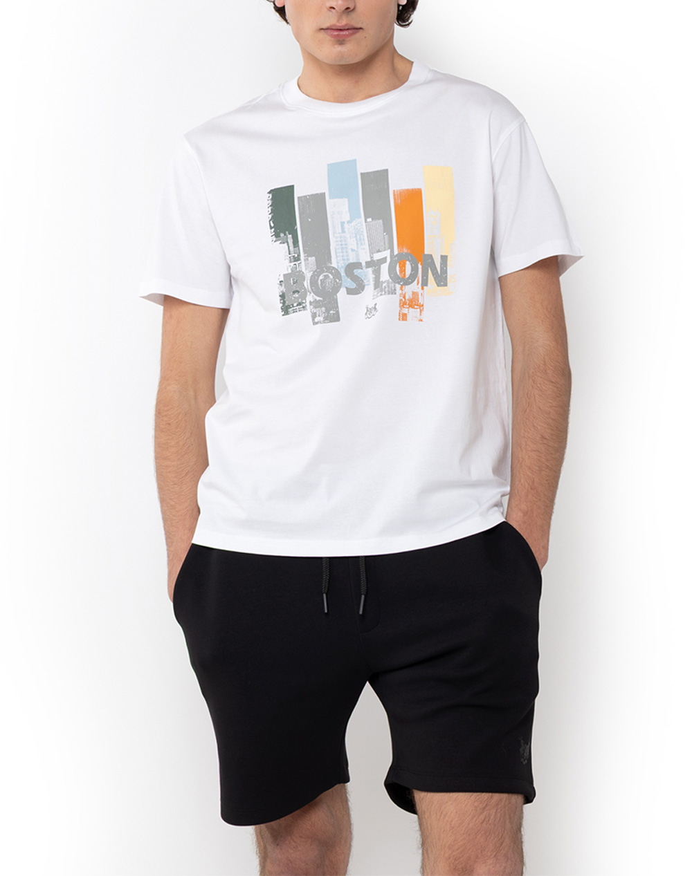 THE BOSTONIANS БЛУЗА BOSTON PRINT REGULAR FIT