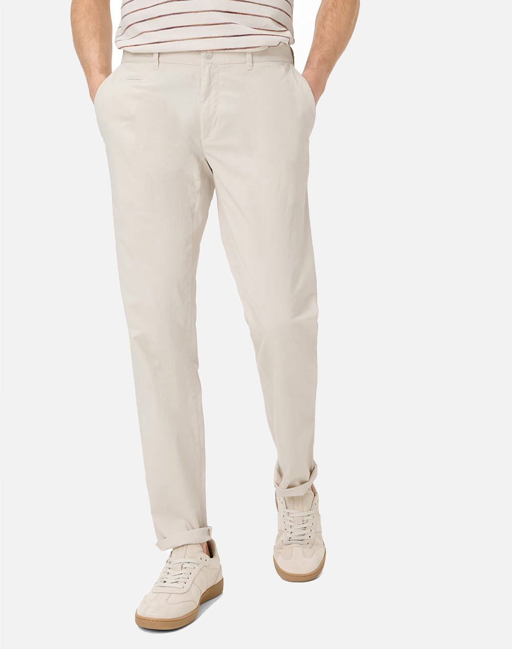 BRAX Flat-front/chinos, stretch cotton