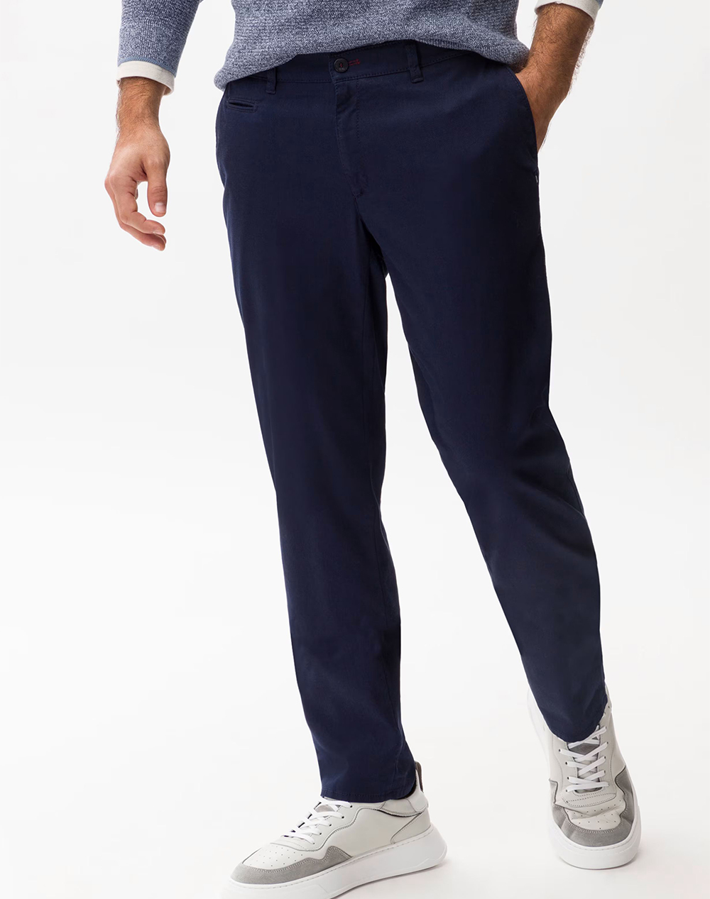 BRAX Flat-front/chinos, stretch cotton