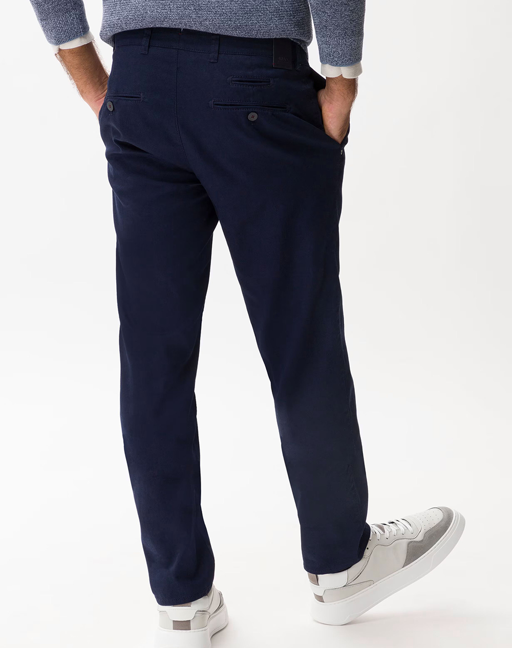 BRAX Flat-front/chinos, stretch cotton