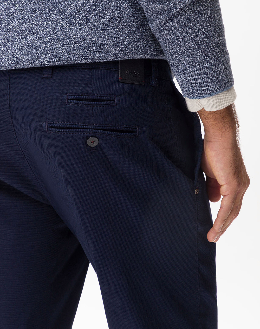 BRAX Flat-front/chinos, stretch cotton