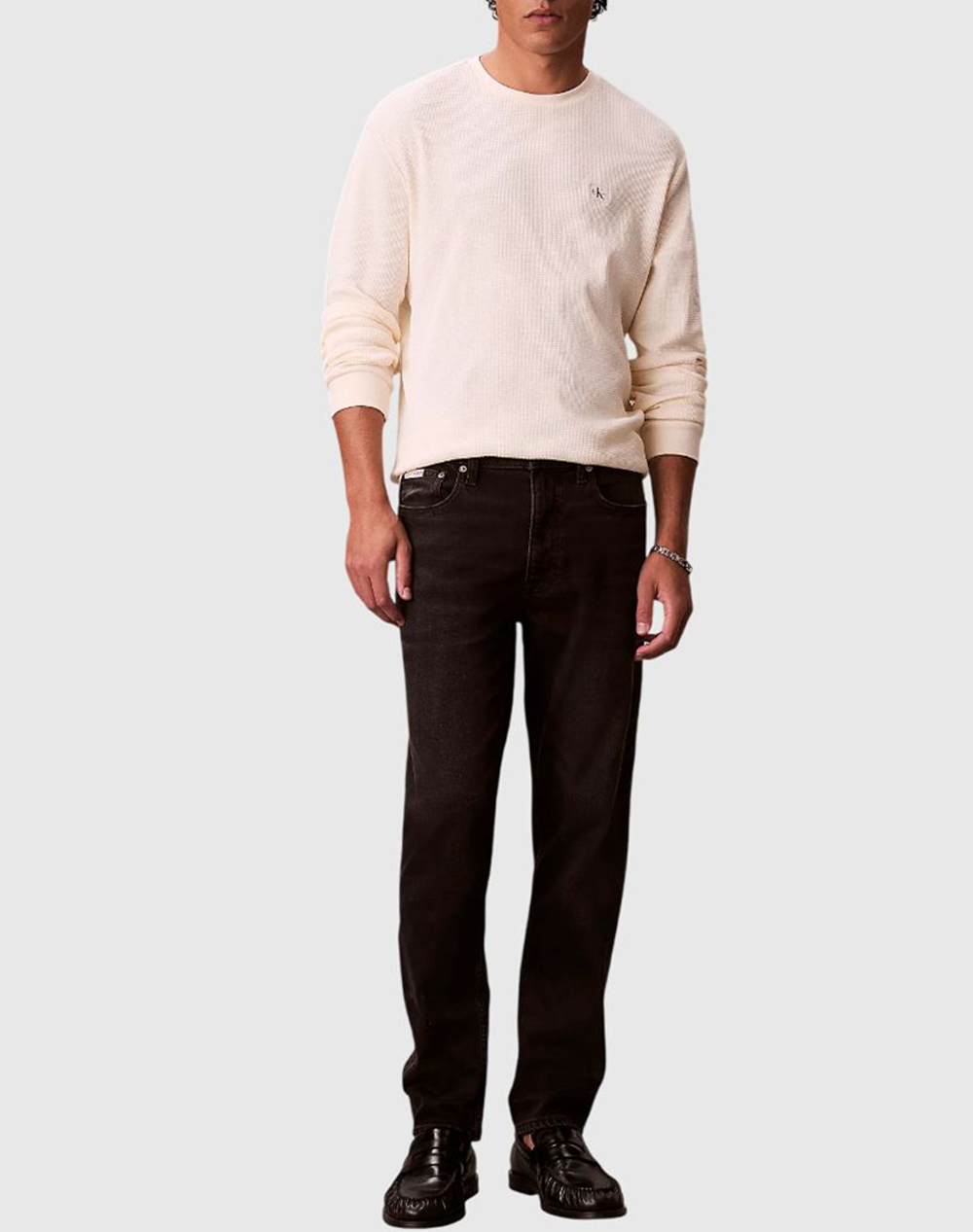 CALVIN KLEIN JEANS CLASSIC TAPER AVERY BLACK STONE