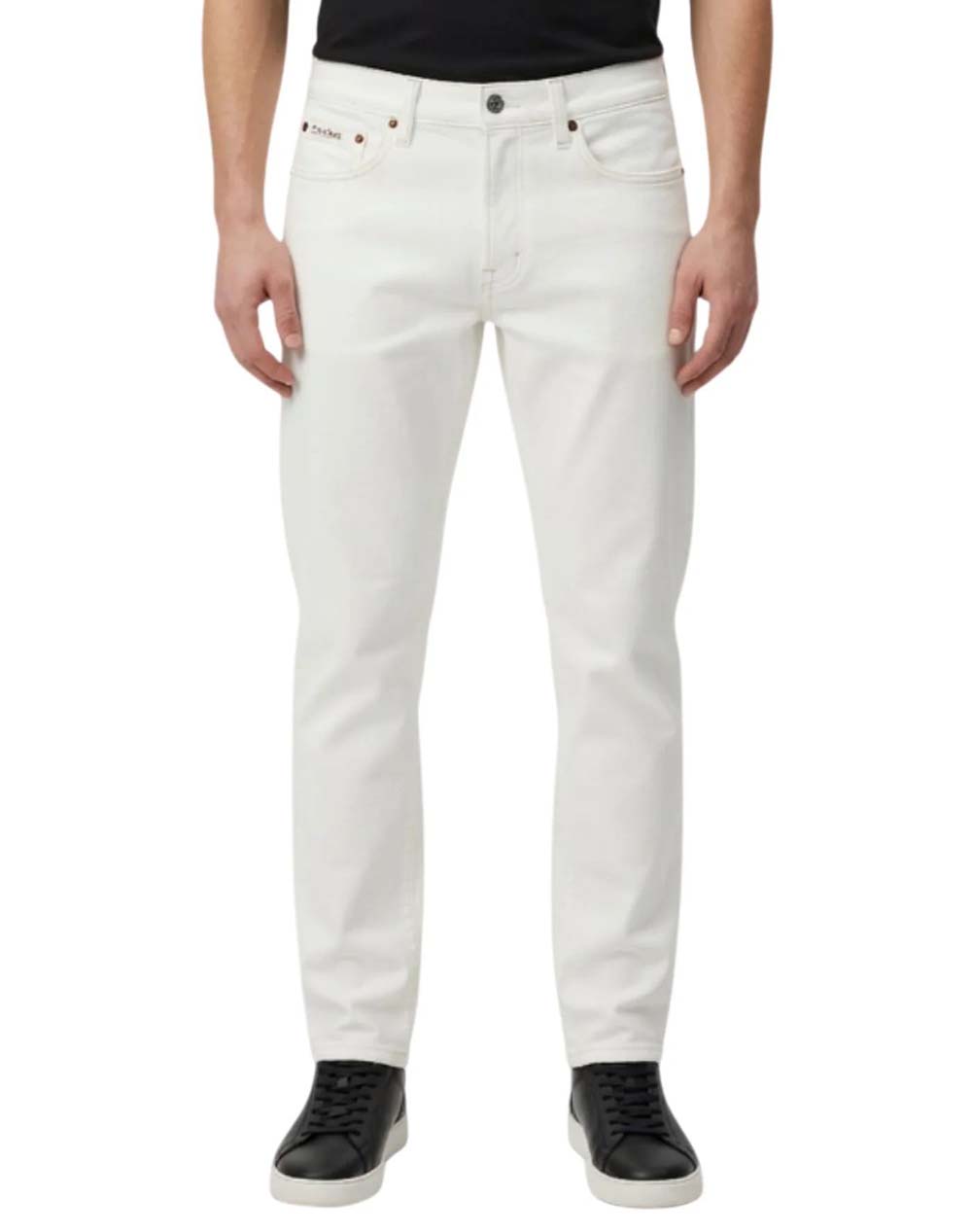 CALVIN KLEIN JEANS CLASSIC TAPER CHALK WHITE JEAN