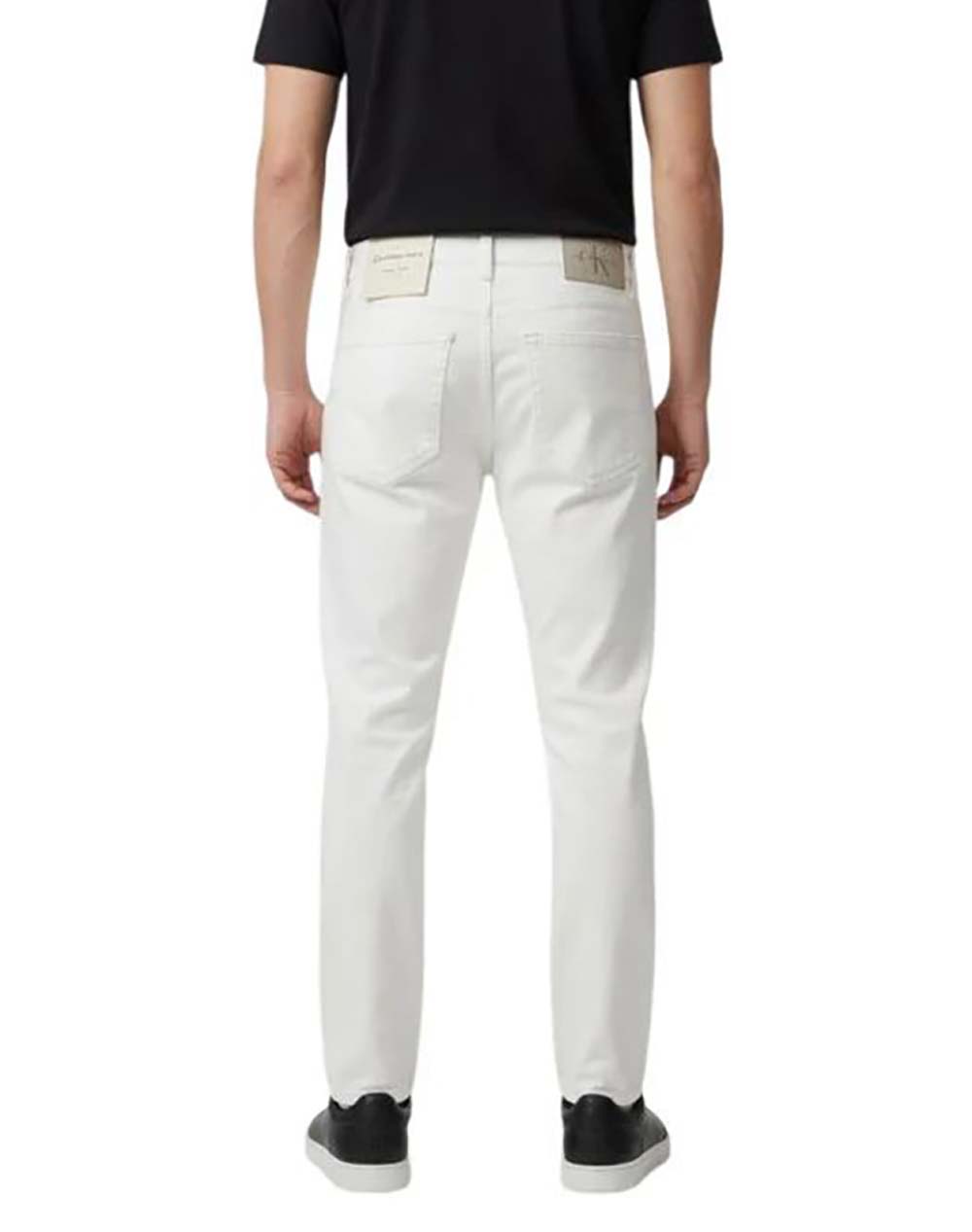 CALVIN KLEIN JEANS CLASSIC TAPER CHALK WHITE JEAN