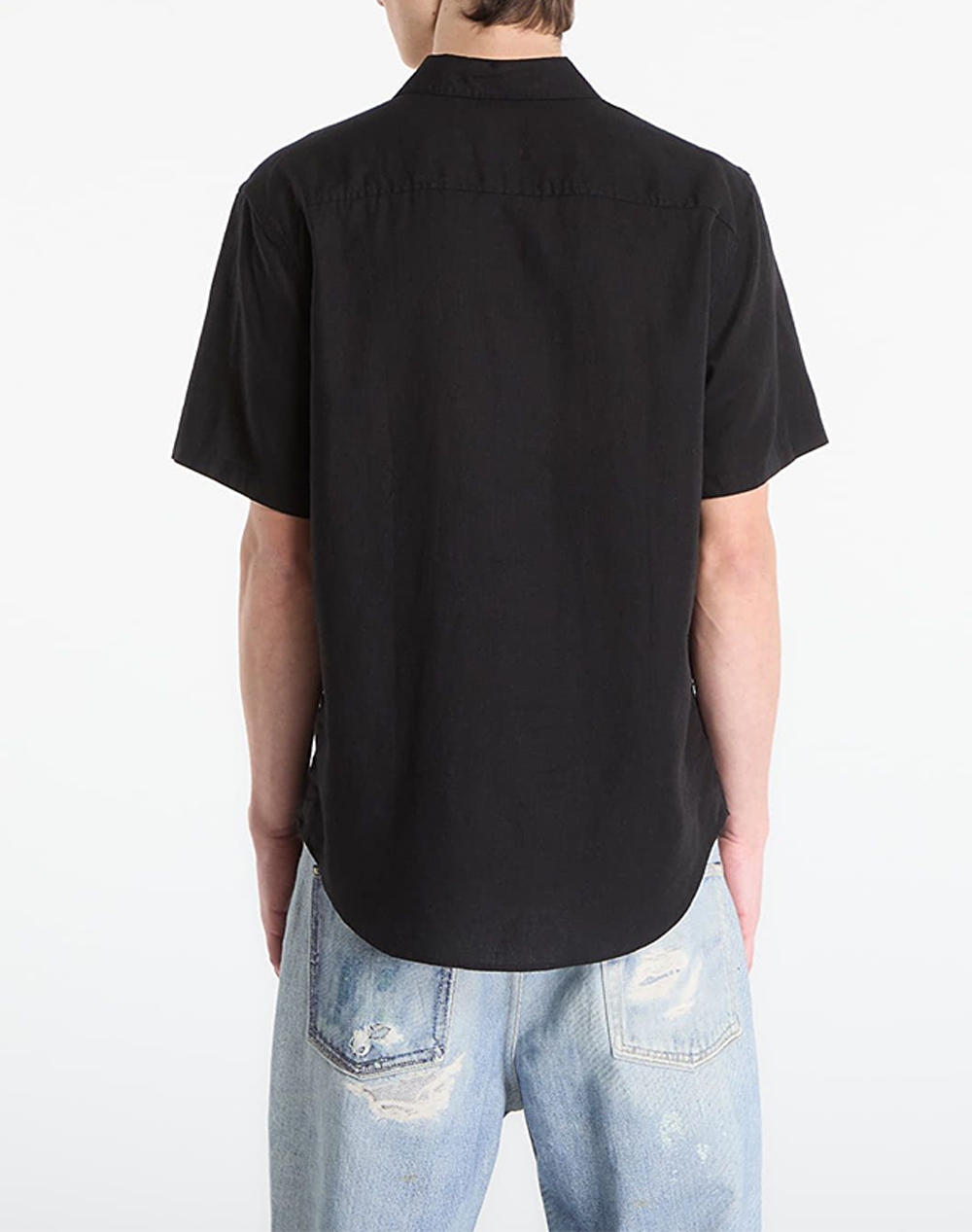 CALVIN KLEIN JEANS SS SOLID CAUSAL LINEN CLASSIC SH