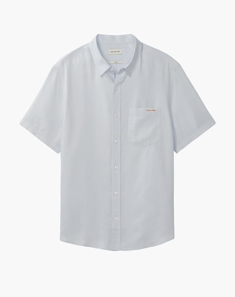 CALVIN KLEIN JEANS SS SOLID CAUSAL LINEN CLASSIC SH