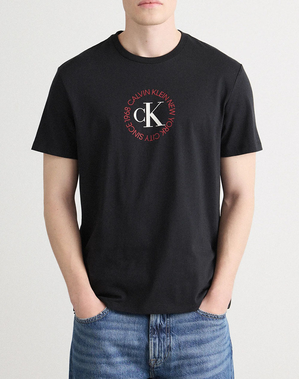 CALVIN KLEIN JEANS SS 30s WHSL CK WORD CIRCLE GRAPH