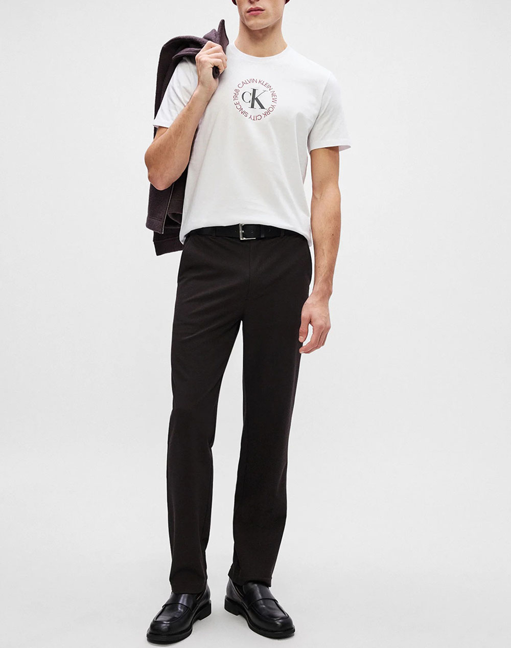 CALVIN KLEIN JEANS SS 30s WHSL CK WORD CIRCLE GRAPH