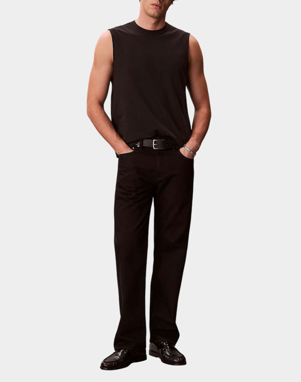 CALVIN KLEIN JEANS 30S JERSEY BADGE MUSCLE TANK