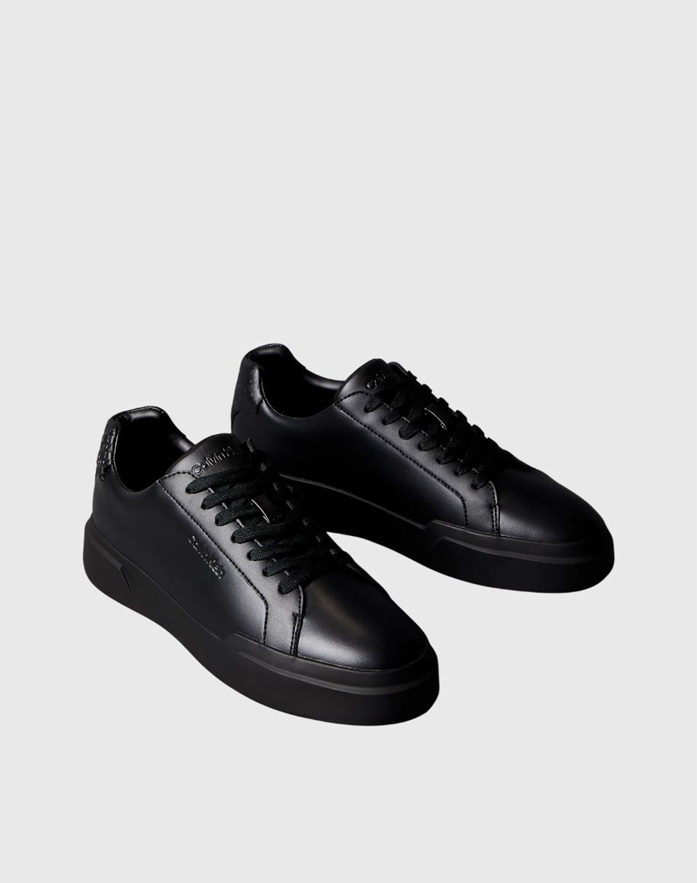 CALVIN KLEIN JEANS CHUNKY CUPSOLE LACEUP LTH BT AOP