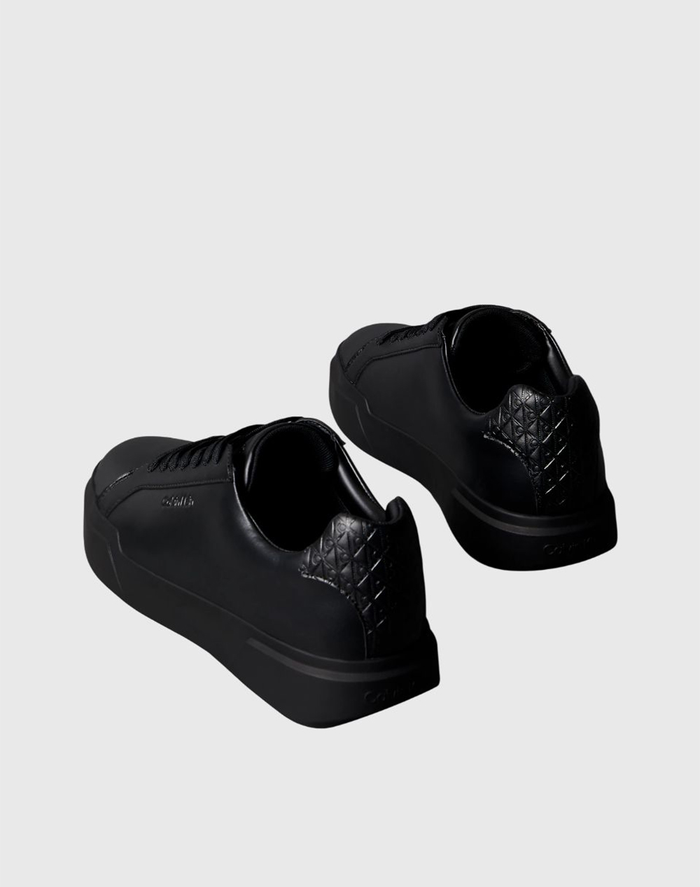 CALVIN KLEIN JEANS CHUNKY CUPSOLE LACEUP LTH BT AOP