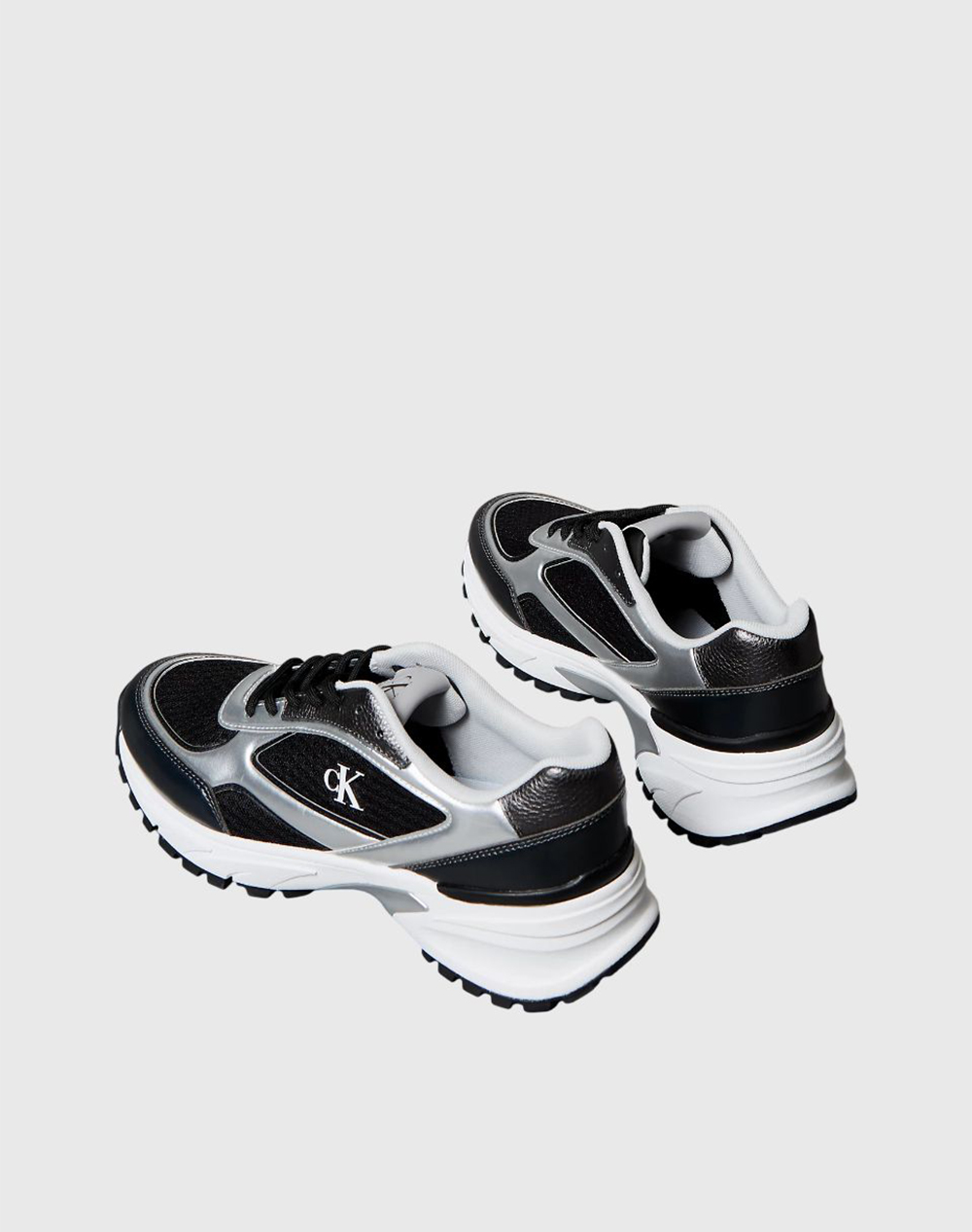 CALVIN KLEIN JEANS HIKE RUNNER LACEUP MESH MIX MET