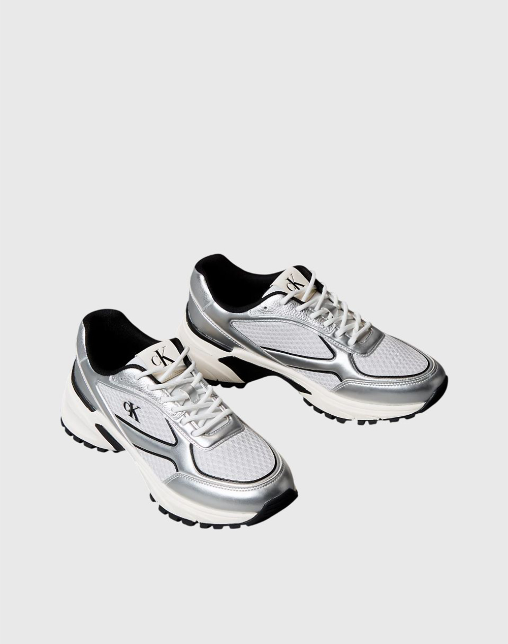 CALVIN KLEIN JEANS HIKE RUNNER LACEUP MESH MIX MET