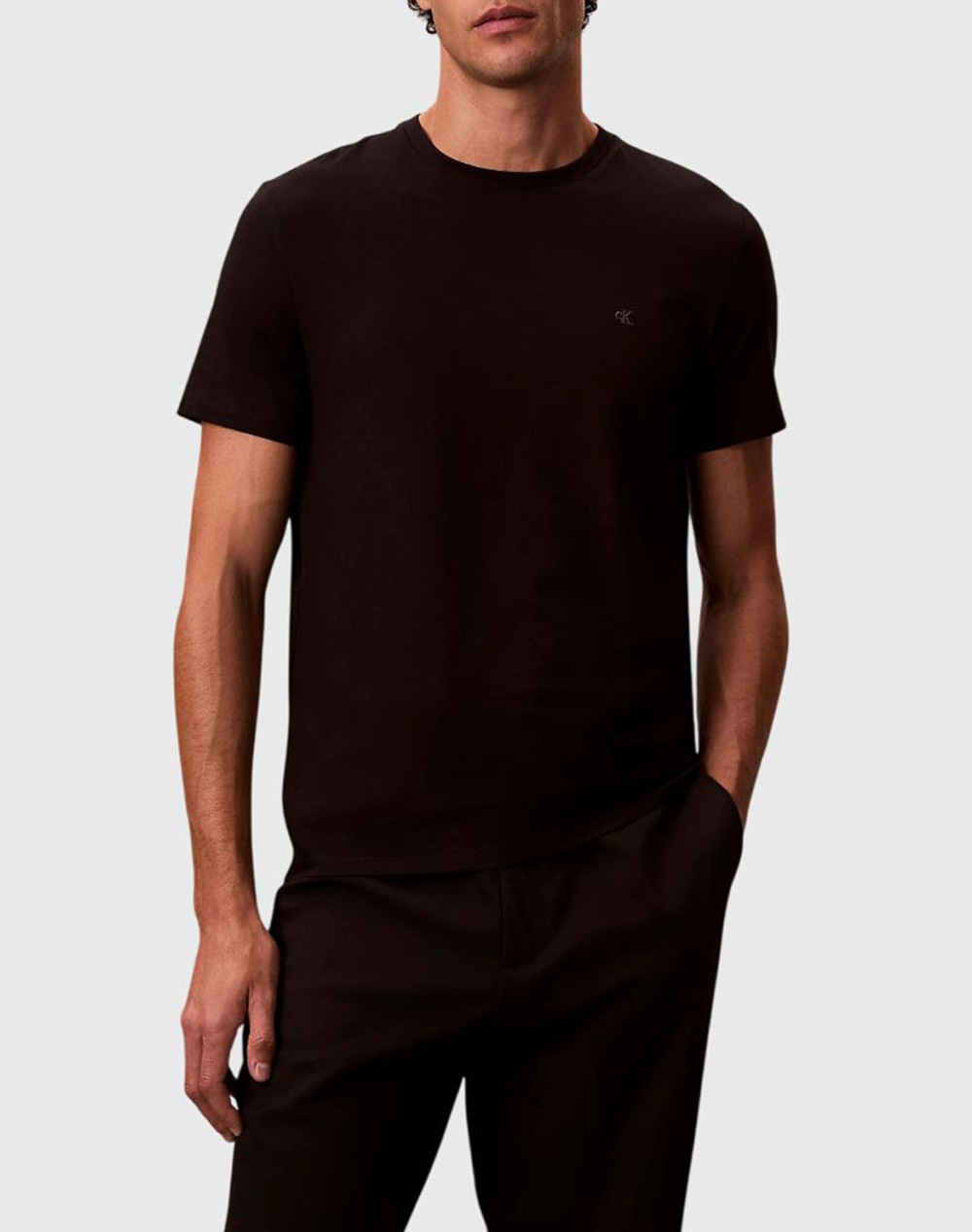 CALVIN KLEIN SS STRETCH COTTON SLIM TEE