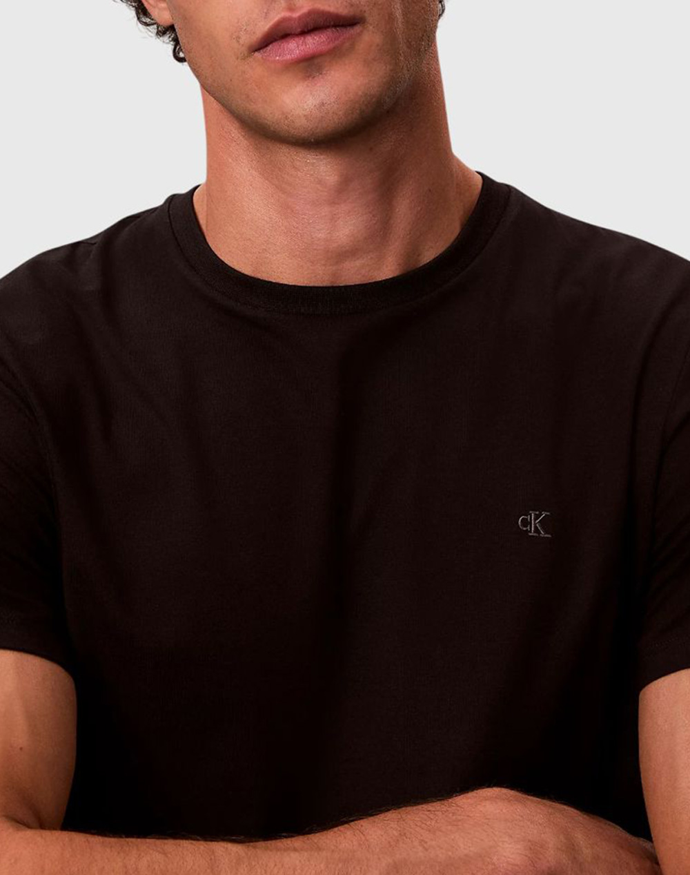CALVIN KLEIN SS STRETCH COTTON SLIM TEE