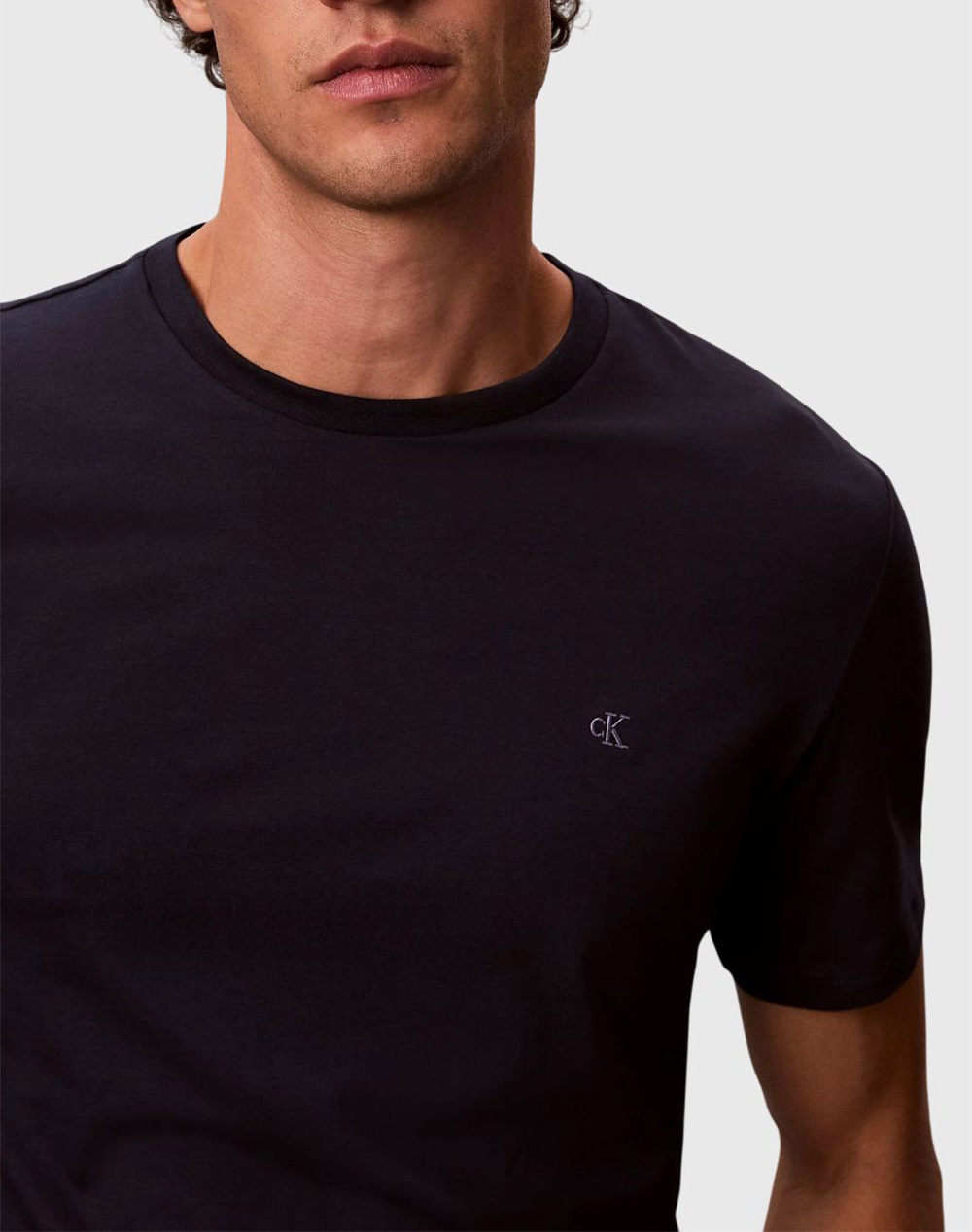 CALVIN KLEIN SS STRETCH COTTON SLIM TEE