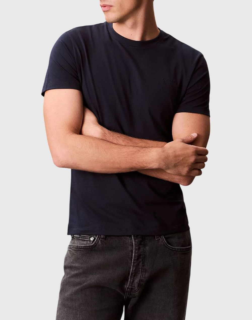 CALVIN KLEIN SS STRETCH COTTON SLIM TEE