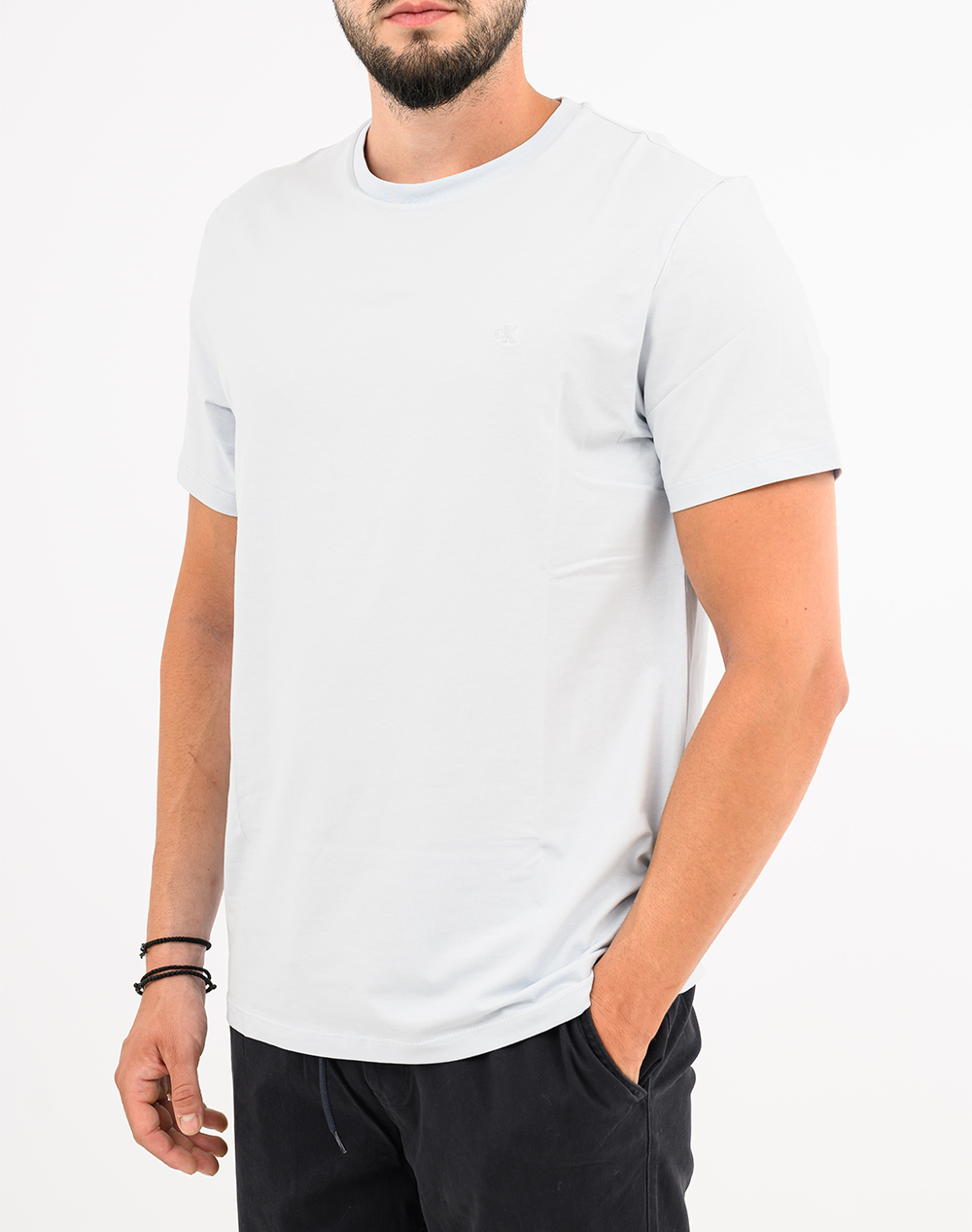 CALVIN KLEIN SS STRETCH COTTON SLIM TEE