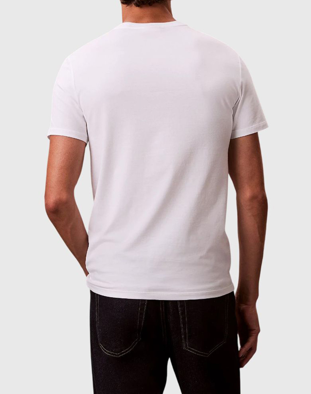 CALVIN KLEIN SS STRETCH COTTON SLIM TEE