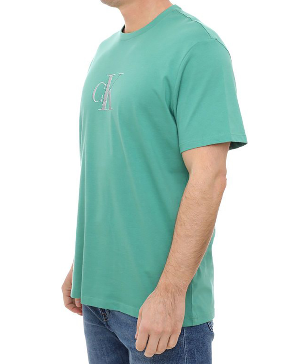 CALVIN KLEIN SS 30S DISTRESS MONOGRAM GRAPHIC