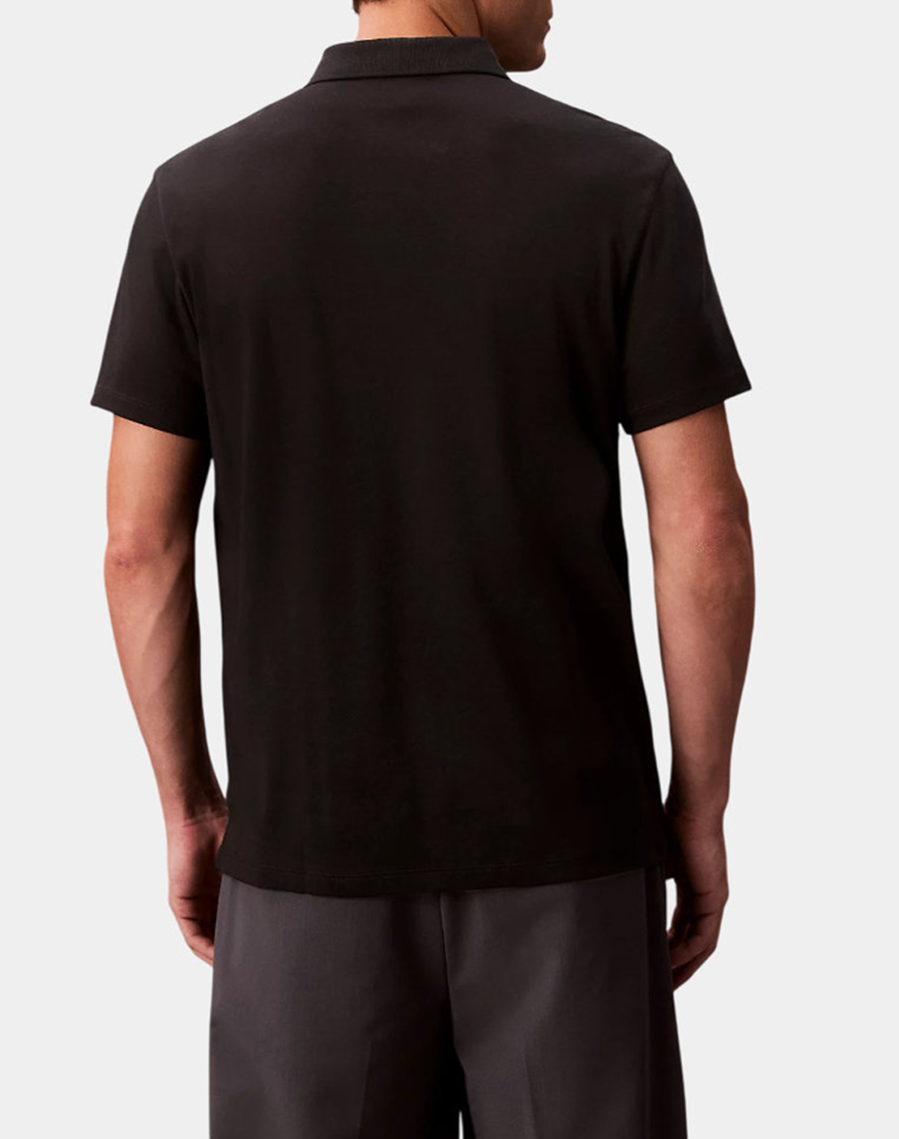 CALVIN KLEIN SS SUPIMA CHEST EMB POLO
