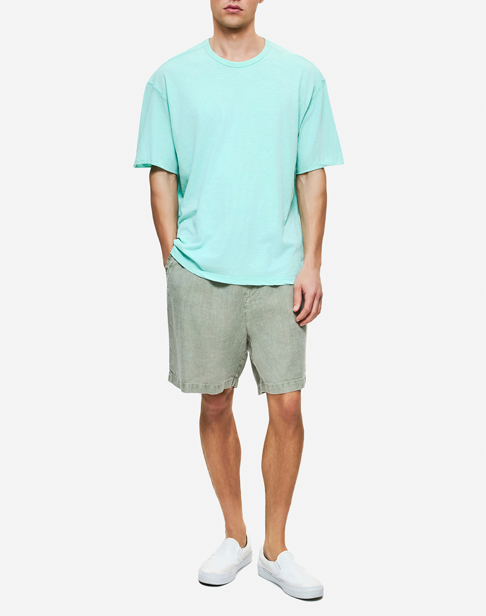 DIRTY LAUNDRY REGULAR LINEN BERMUDA