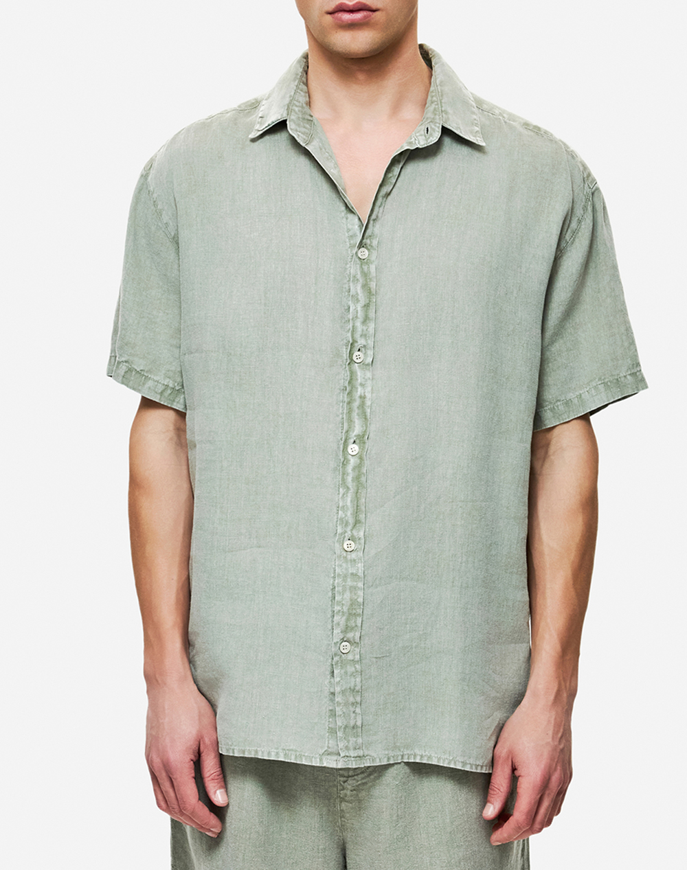 DIRTY LAUNDRY SHORTSLEEVE LINEN SHIRT
