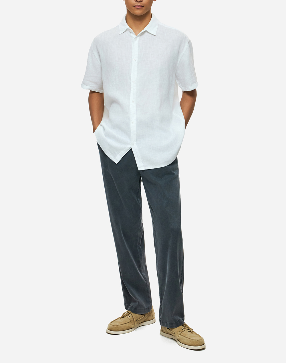 DIRTY LAUNDRY SHORTSLEEVE LINEN SHIRT