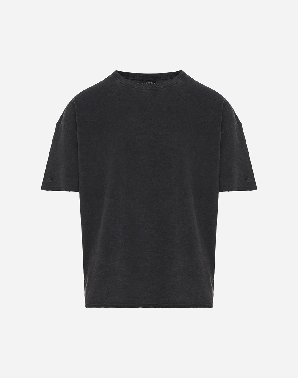 DIRTY LAUNDRY PIQUET T-SHIRT WITH RAW EDGES